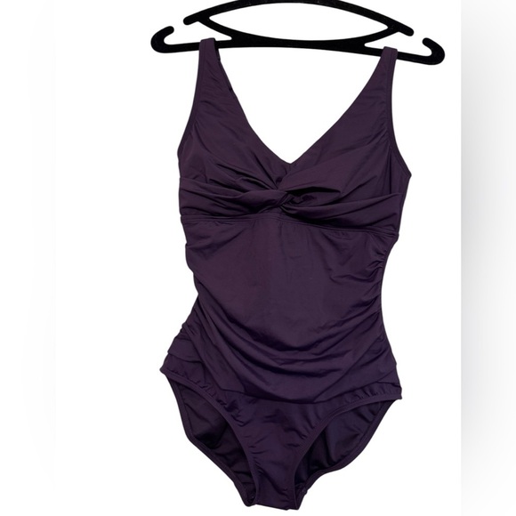 Lands END Purple One-Piece Swimsuit - Picture 5 of 12